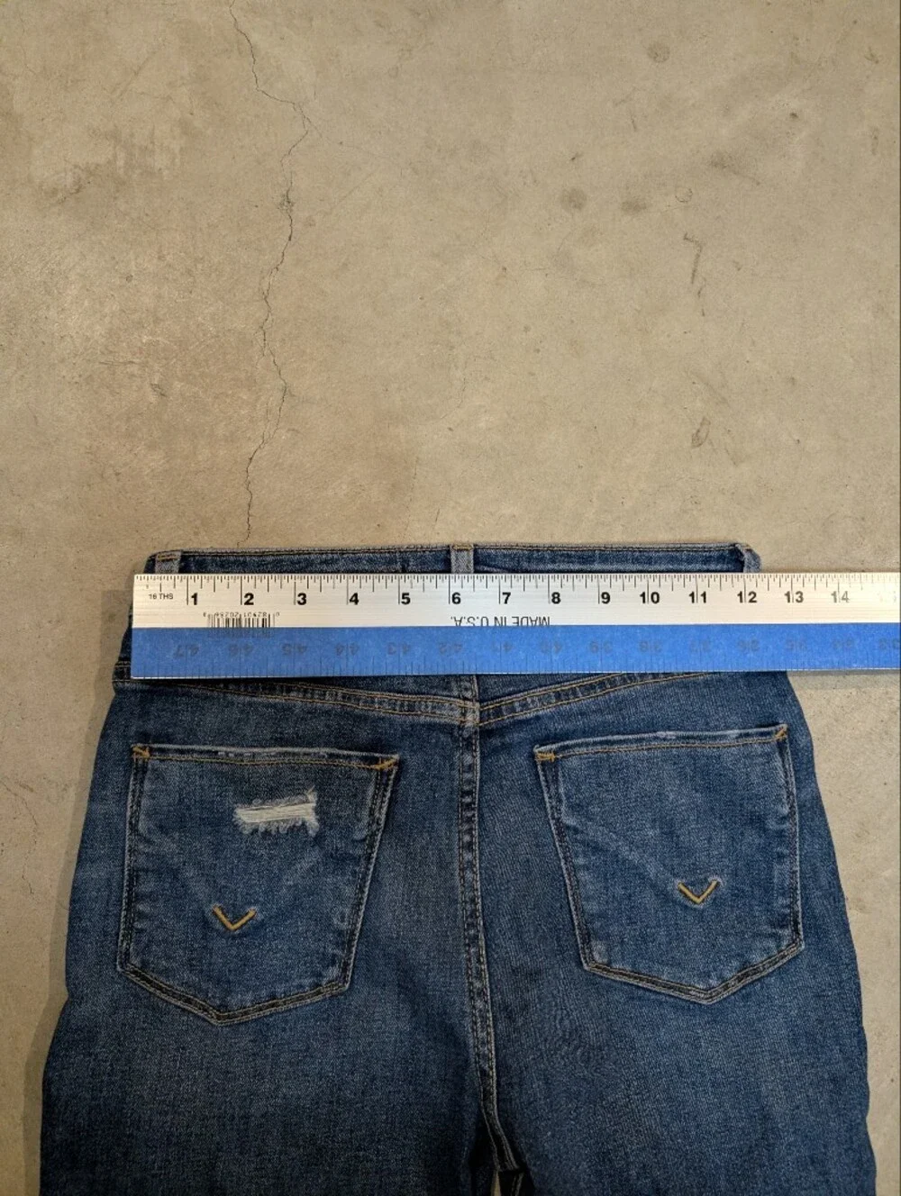 Hudson Holly Flare Leg Jeans Women's 25 Denim High Rise